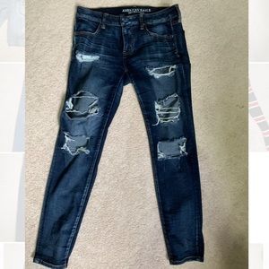 American Eagle ripped jeans